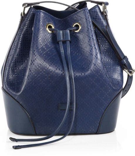 gucci navy bucket bag|Gucci drawstring hobo bag.